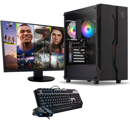 Sedatech Pack Pc Gaming Expert AMD Ryzen 7 5700X/16GB/1TB SSD/RTX 4060Ti + Monitor 23.6